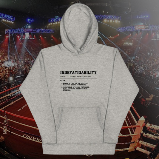 INDEFATIGABILITY Unisex Hoodie