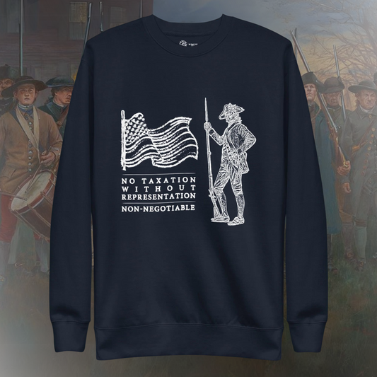 NO TAX WITHOUT REP Unisex Sweatshirt