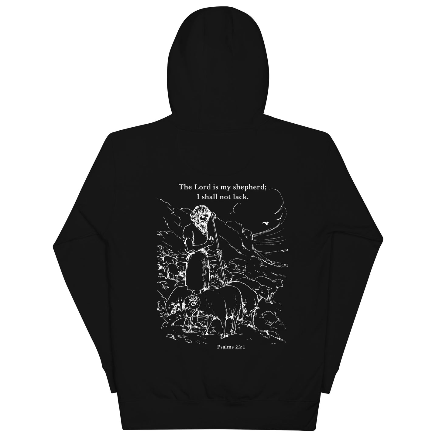 PSALMS 23:1 Unisex Hoodie