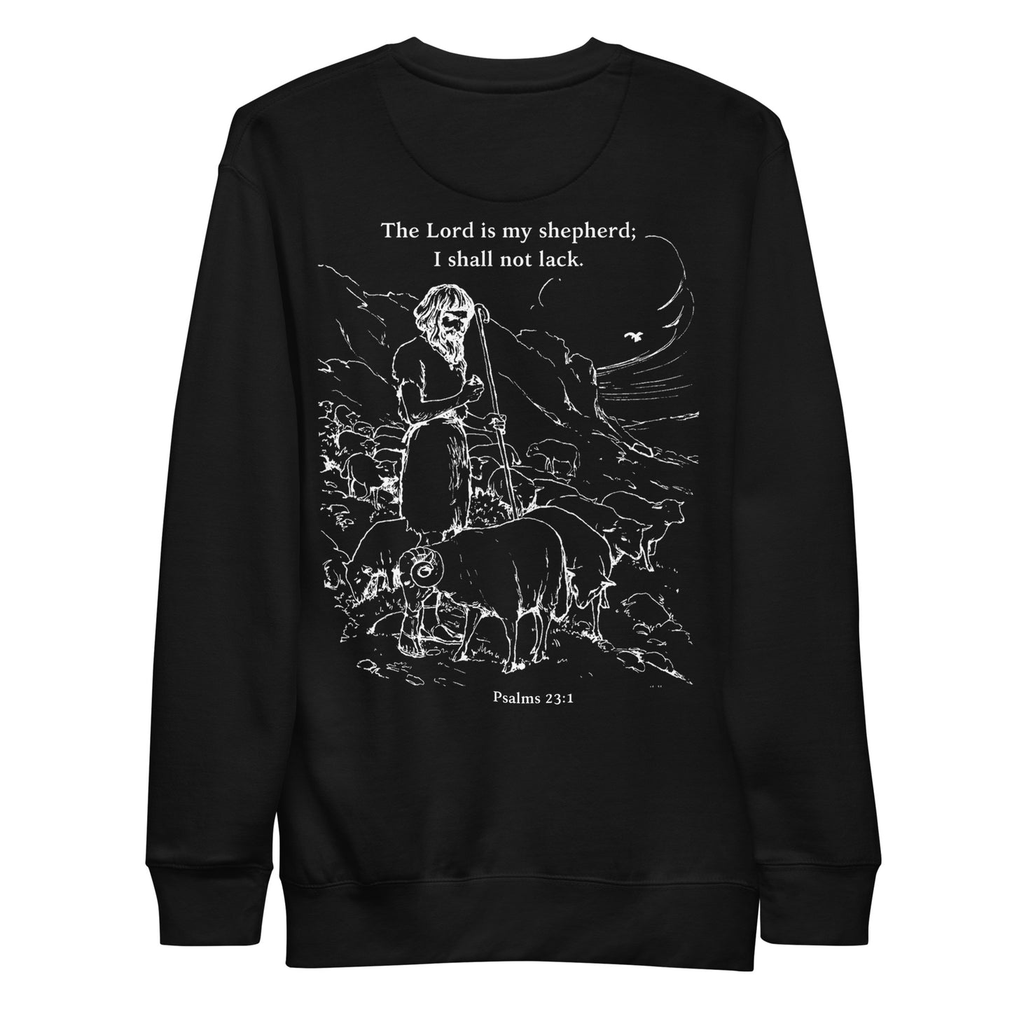 PSALMS 23:1 Unisex Sweatshirt