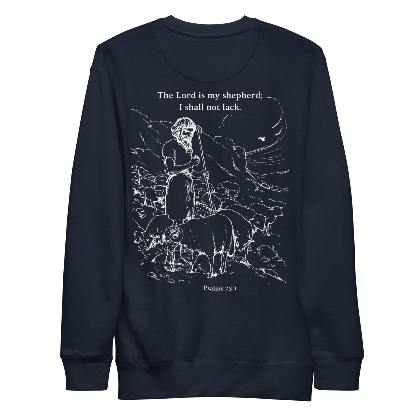 PSALMS 23:1 Unisex Sweatshirt