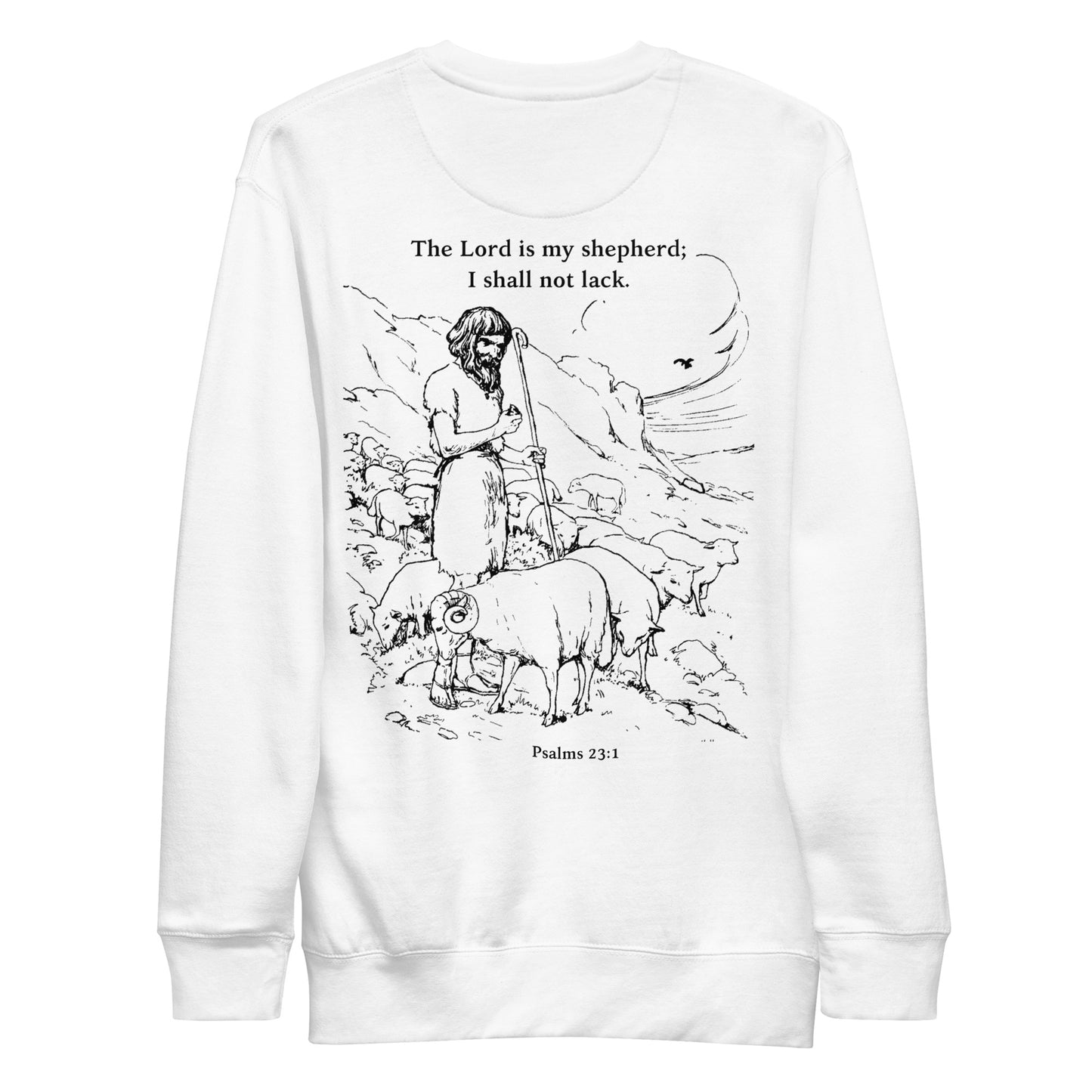 PSALMS 23:1 Unisex Sweatshirt