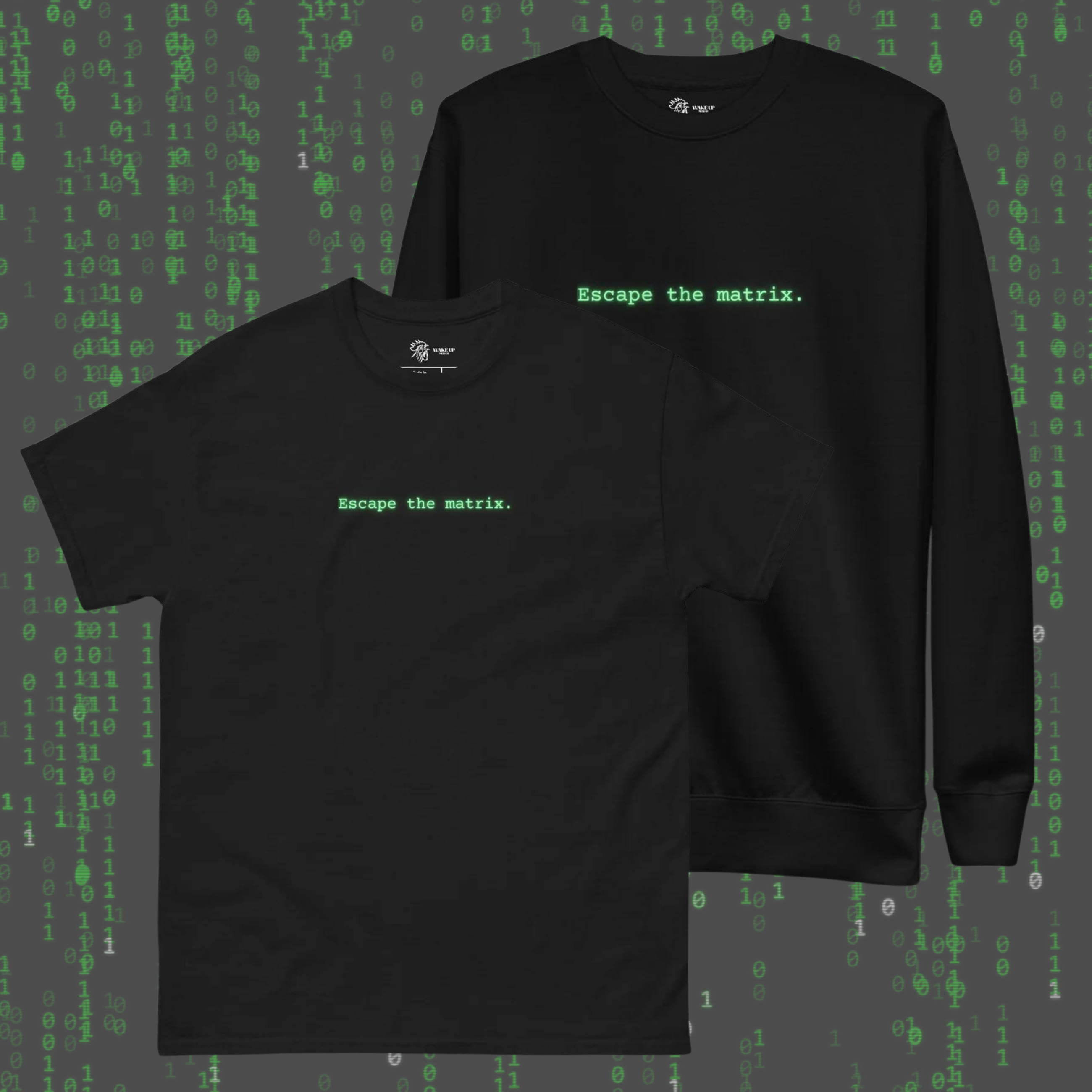 ESCAPE THE MATRIX – Wake Up Merch