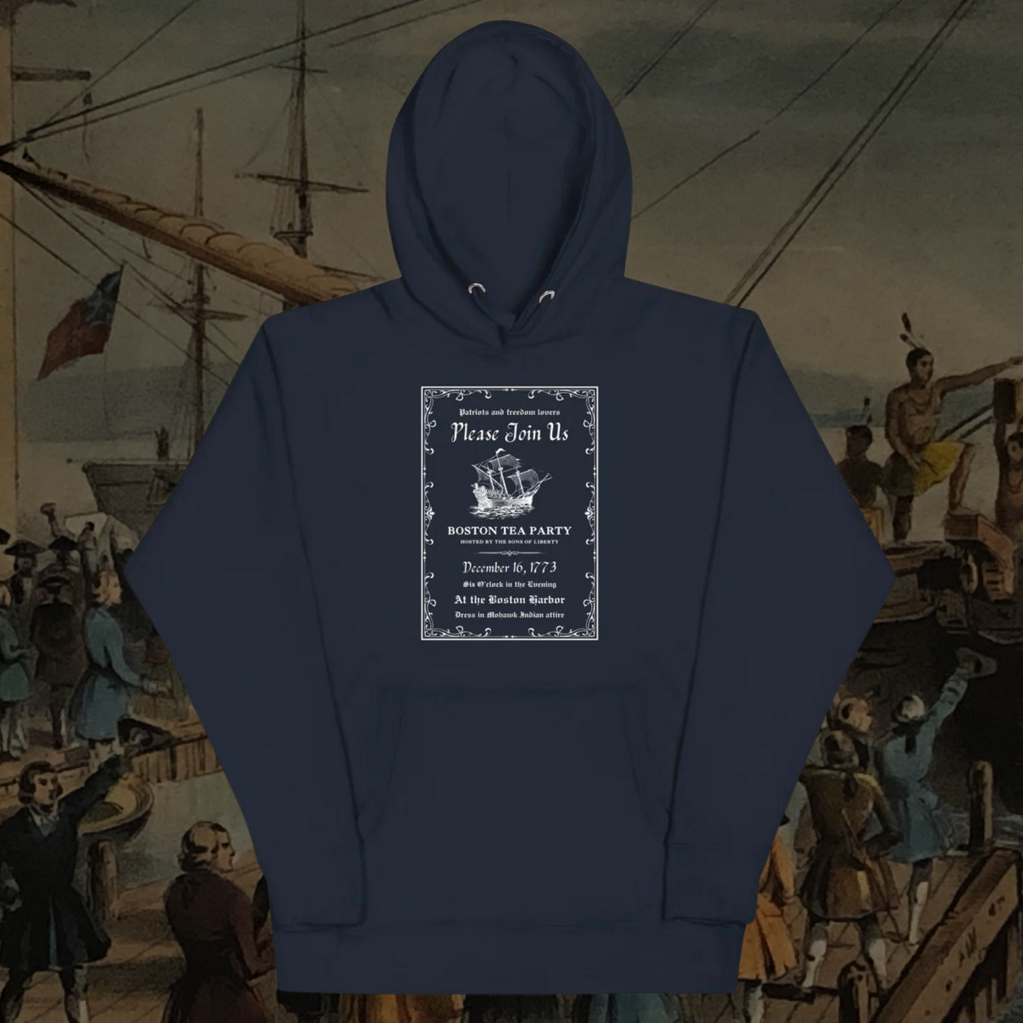 BOSTON TEA PARTY Unisex Hoodie