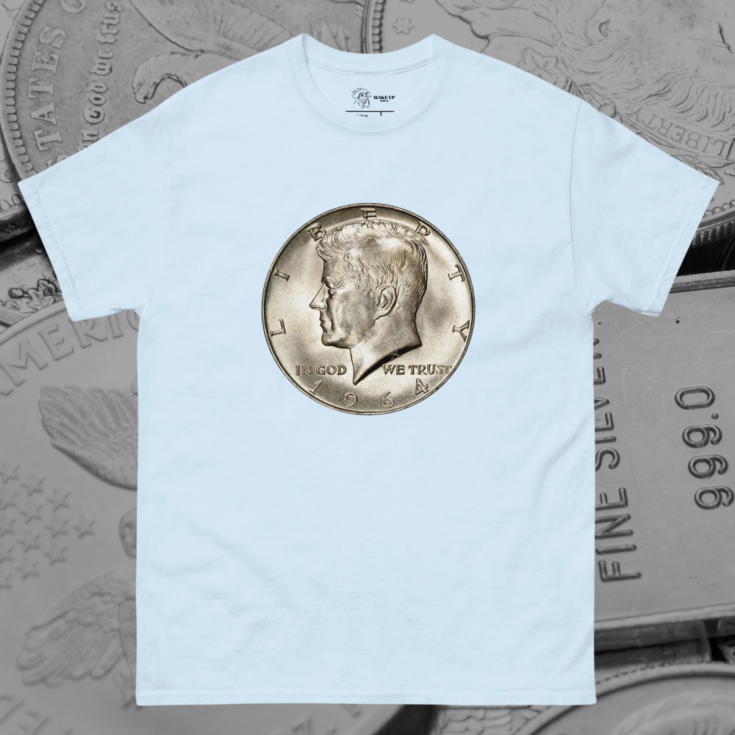 JFK SILVER HALF DOLLAR Unisex Tee