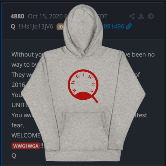 Q WWG1WGA Unisex Hoodie