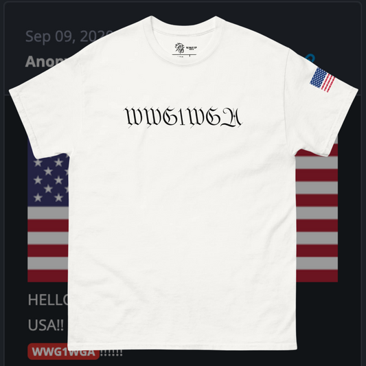 WWG1WGA FLAG Unisex Tee