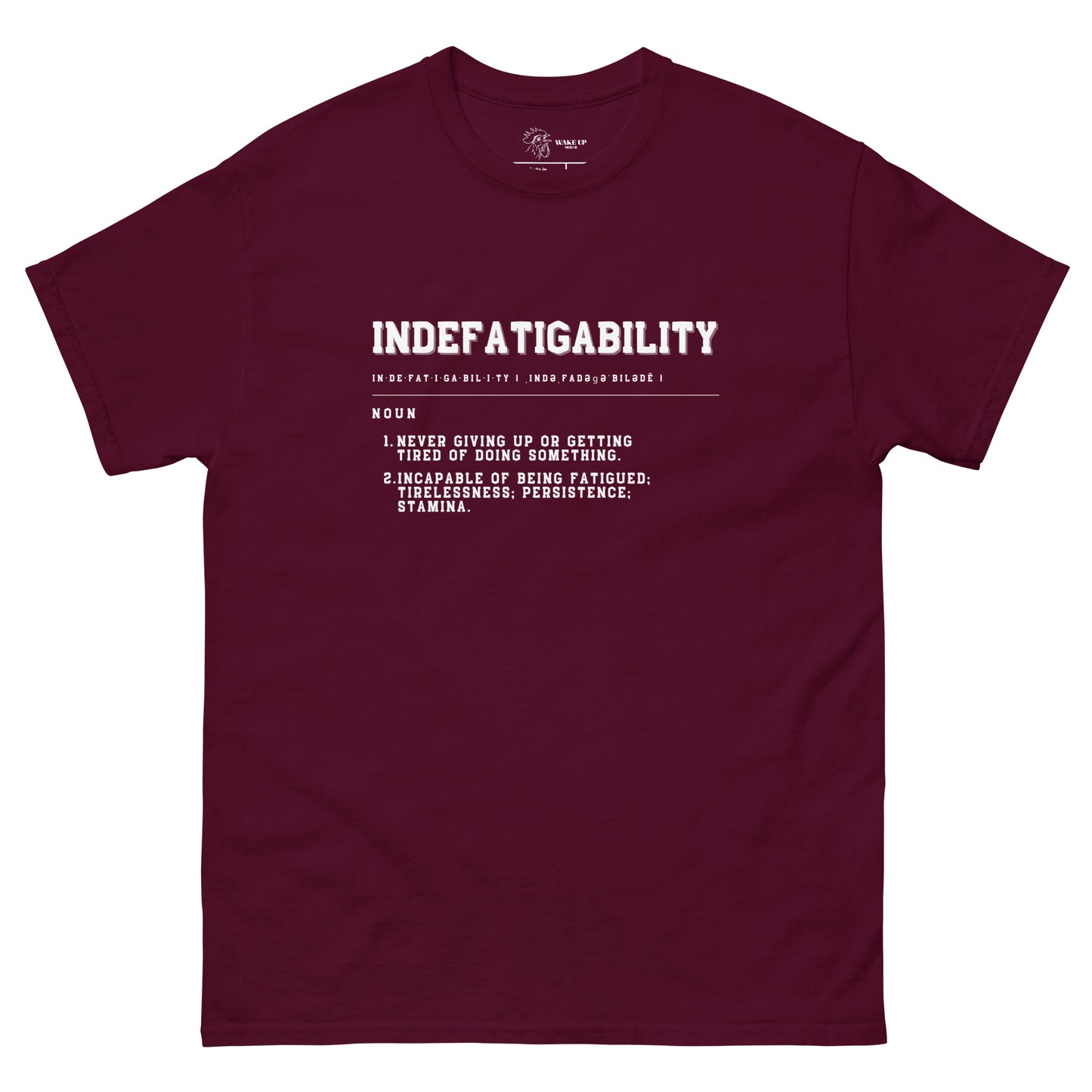 INDEFATIGABILITY Unisex Tee