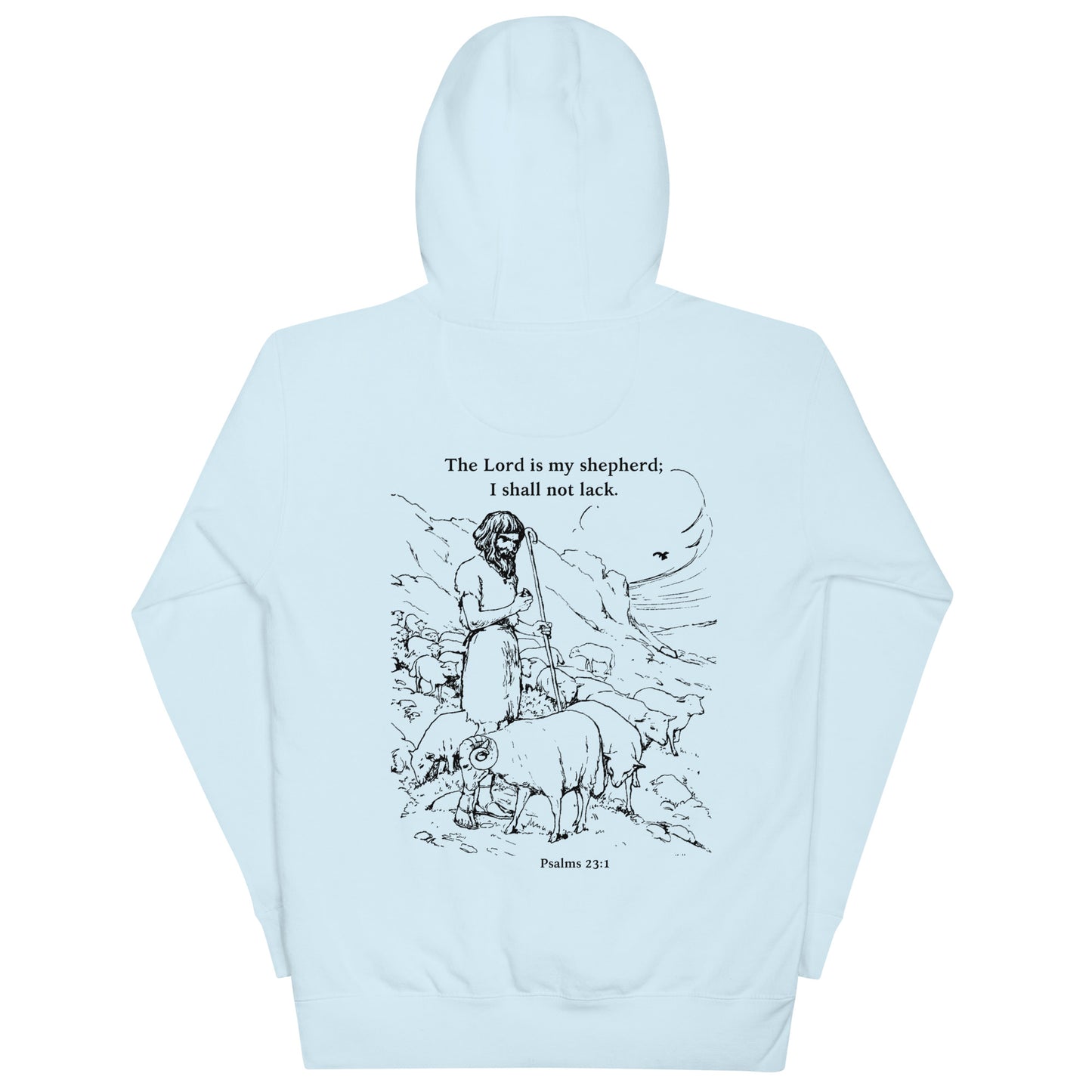 PSALMS 23:1 Unisex Hoodie