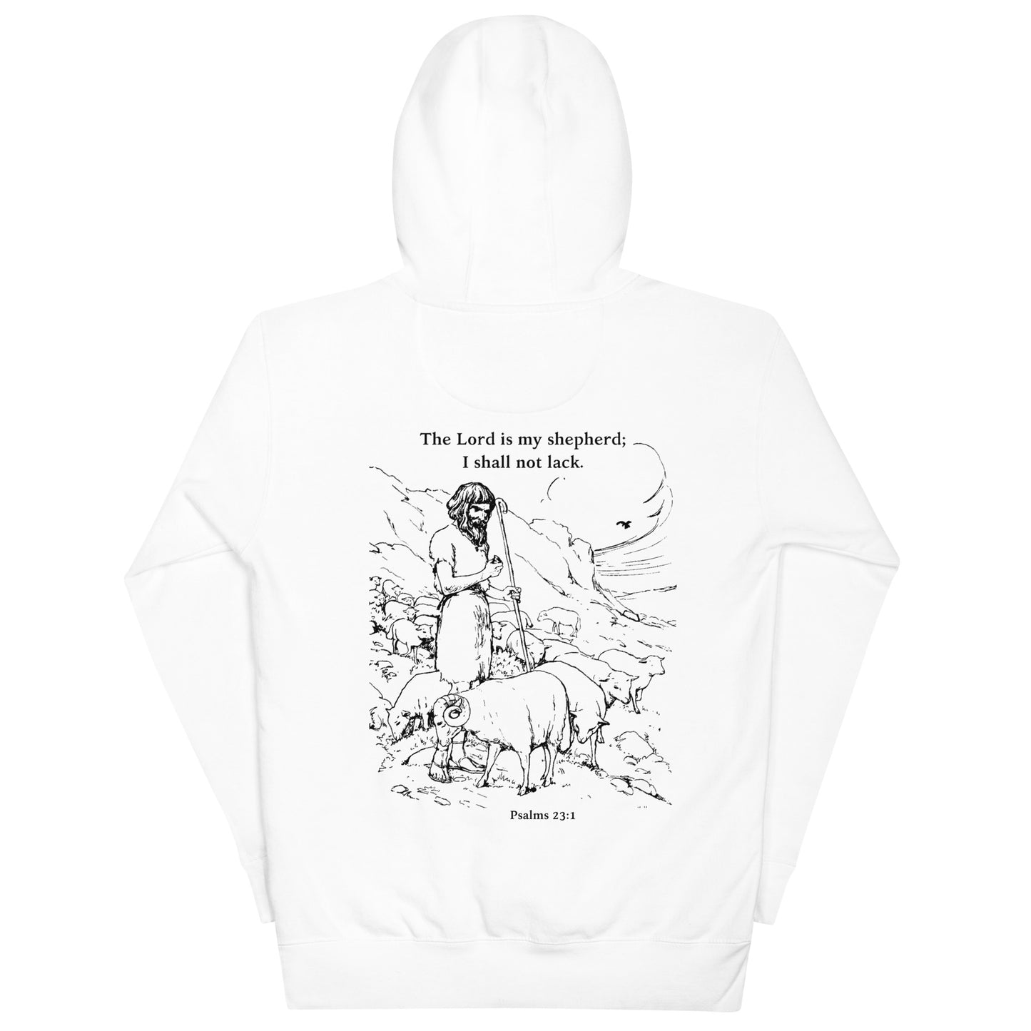 PSALMS 23:1 Unisex Hoodie