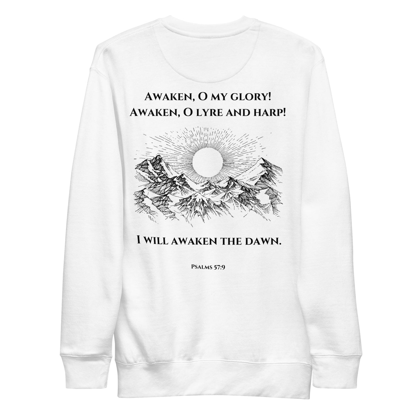 PSALMS 57:9 Unisex Sweatshirt